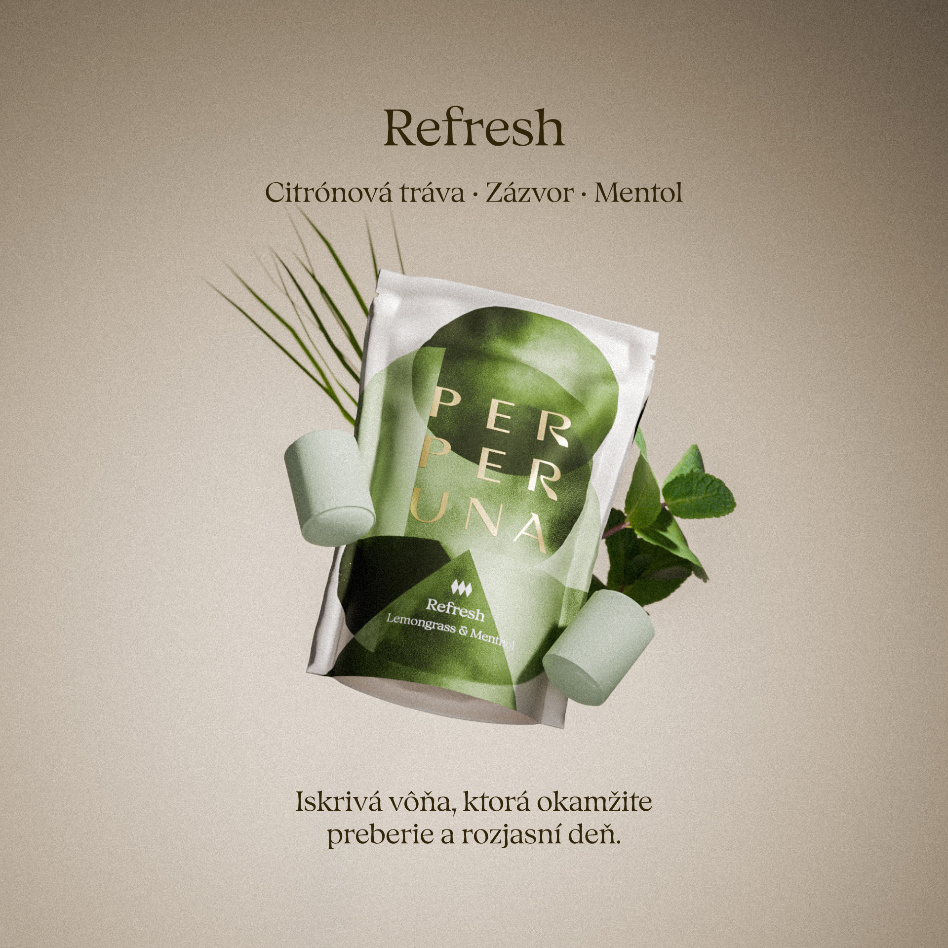 Edizione limitata: coppetta nera + palline da doccia Refresh, Calm e Gingerbread