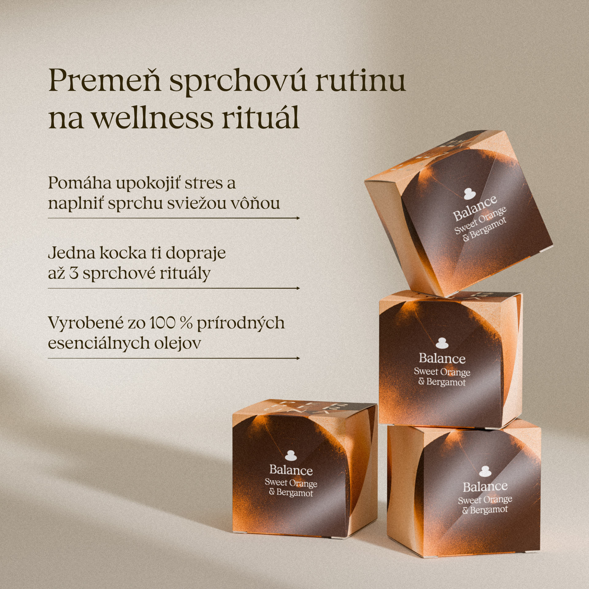 Balance - Cubo doccia aromatico