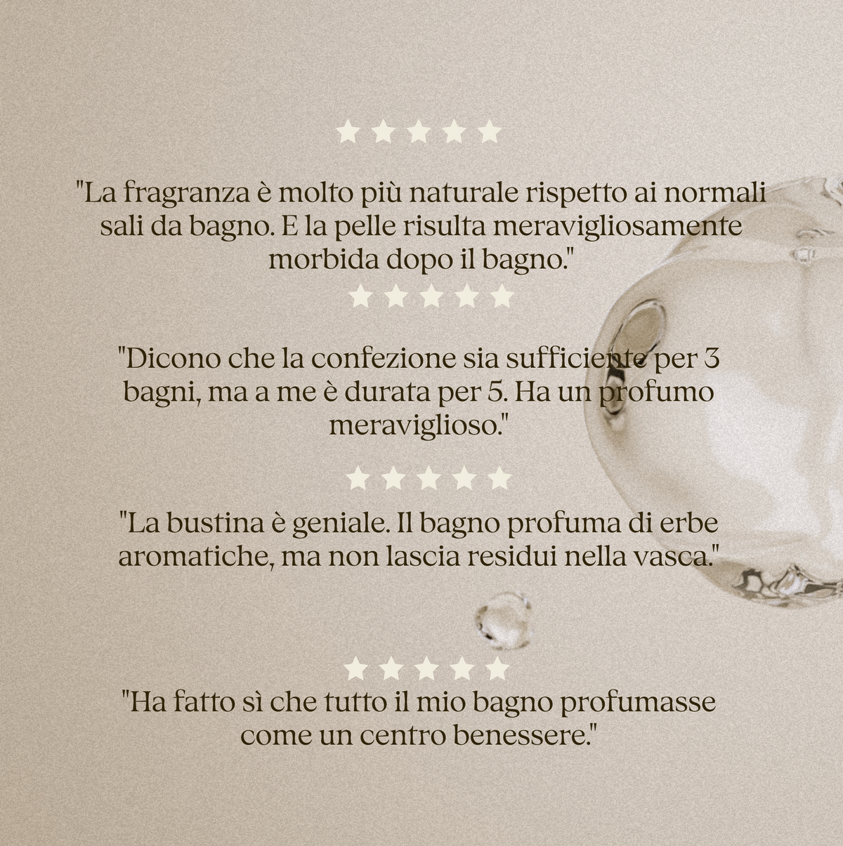Collezione completa di aromaterapia per doccia e bagno