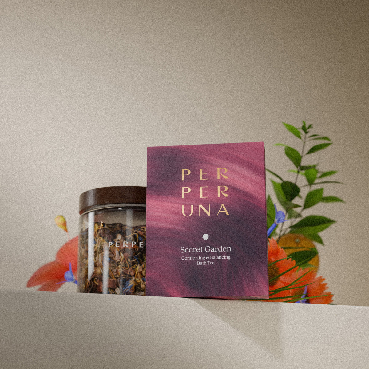 Secret Garden 50 g – tè da bagno: confezione e barattolo