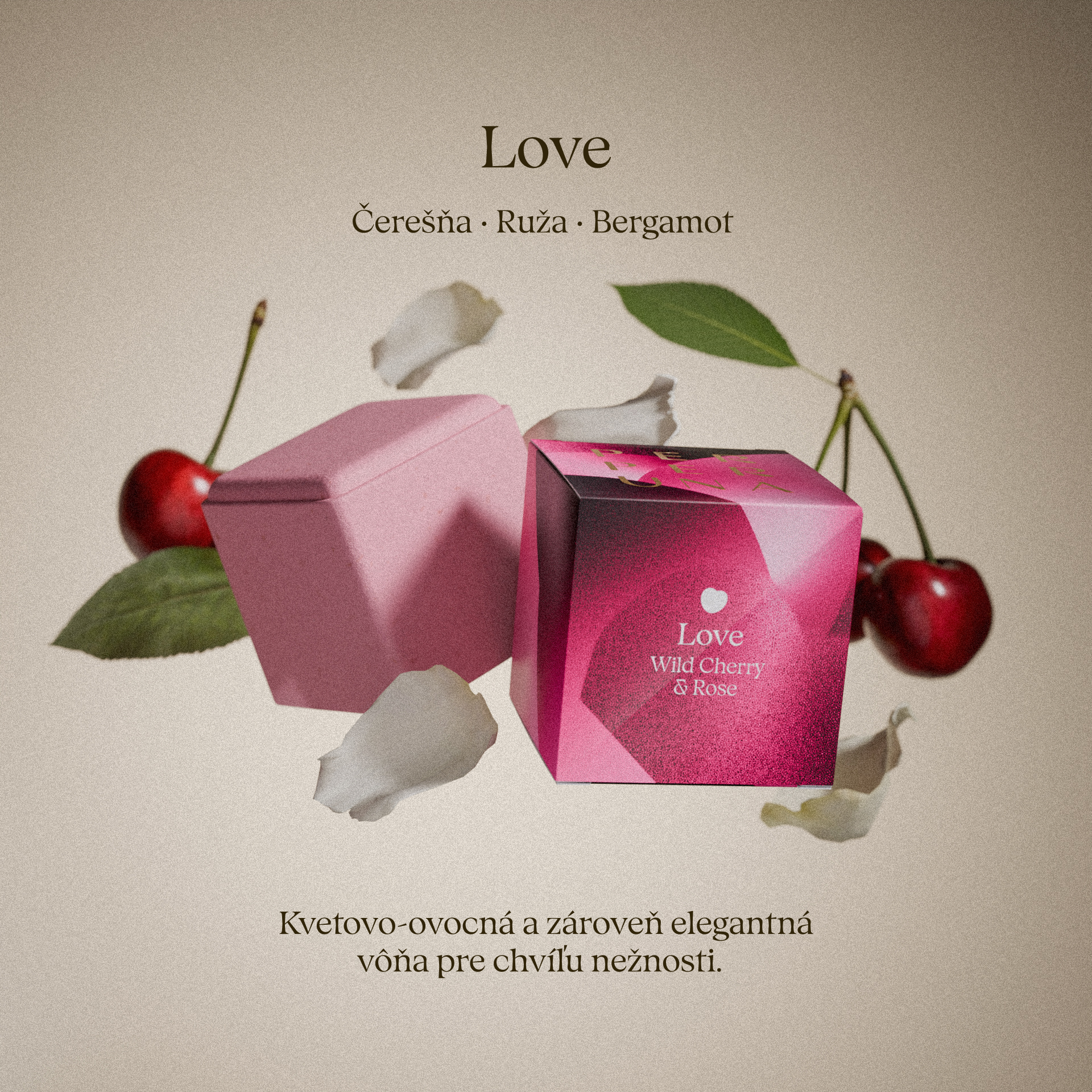 Love - Cubo doccia aromatico