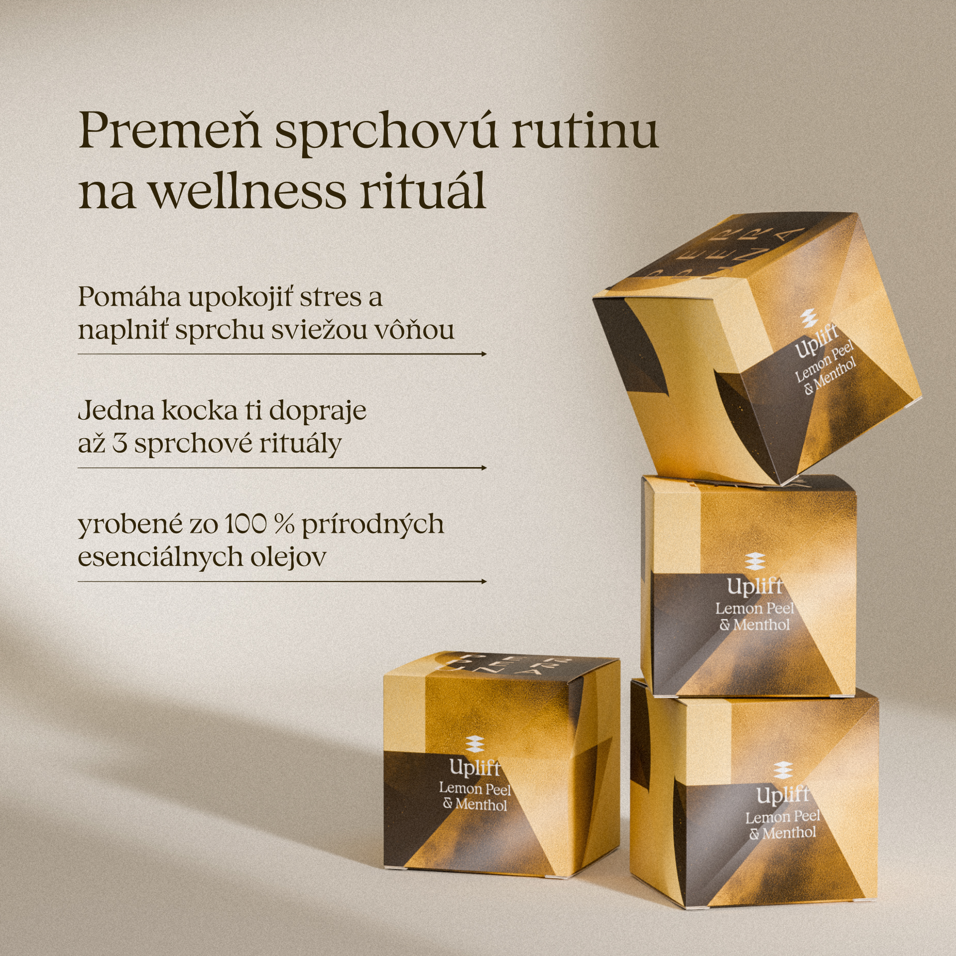 [Imperfetto] Uplift - Cubo doccia aromatico