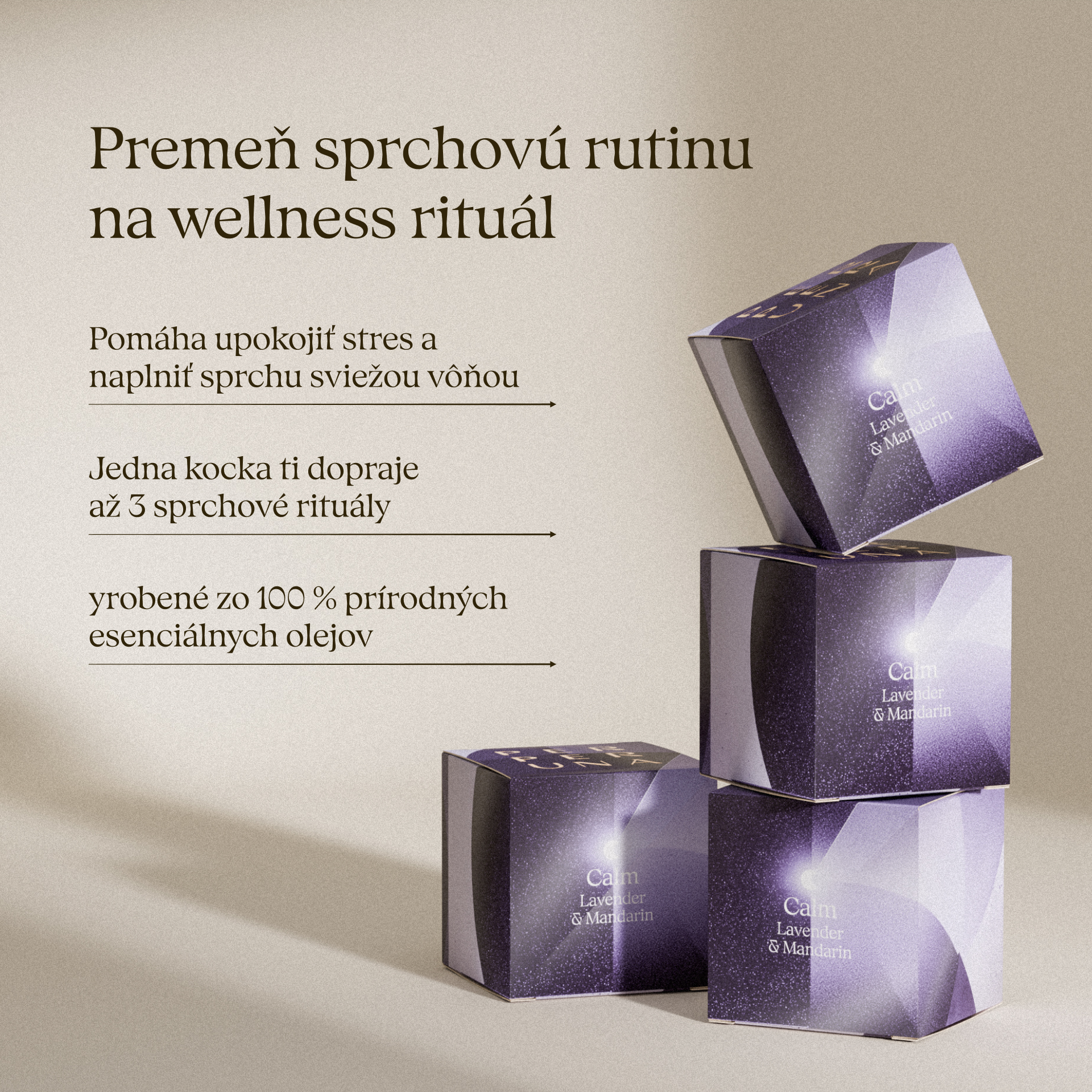 Cubi da doccia aromatici imperfetti