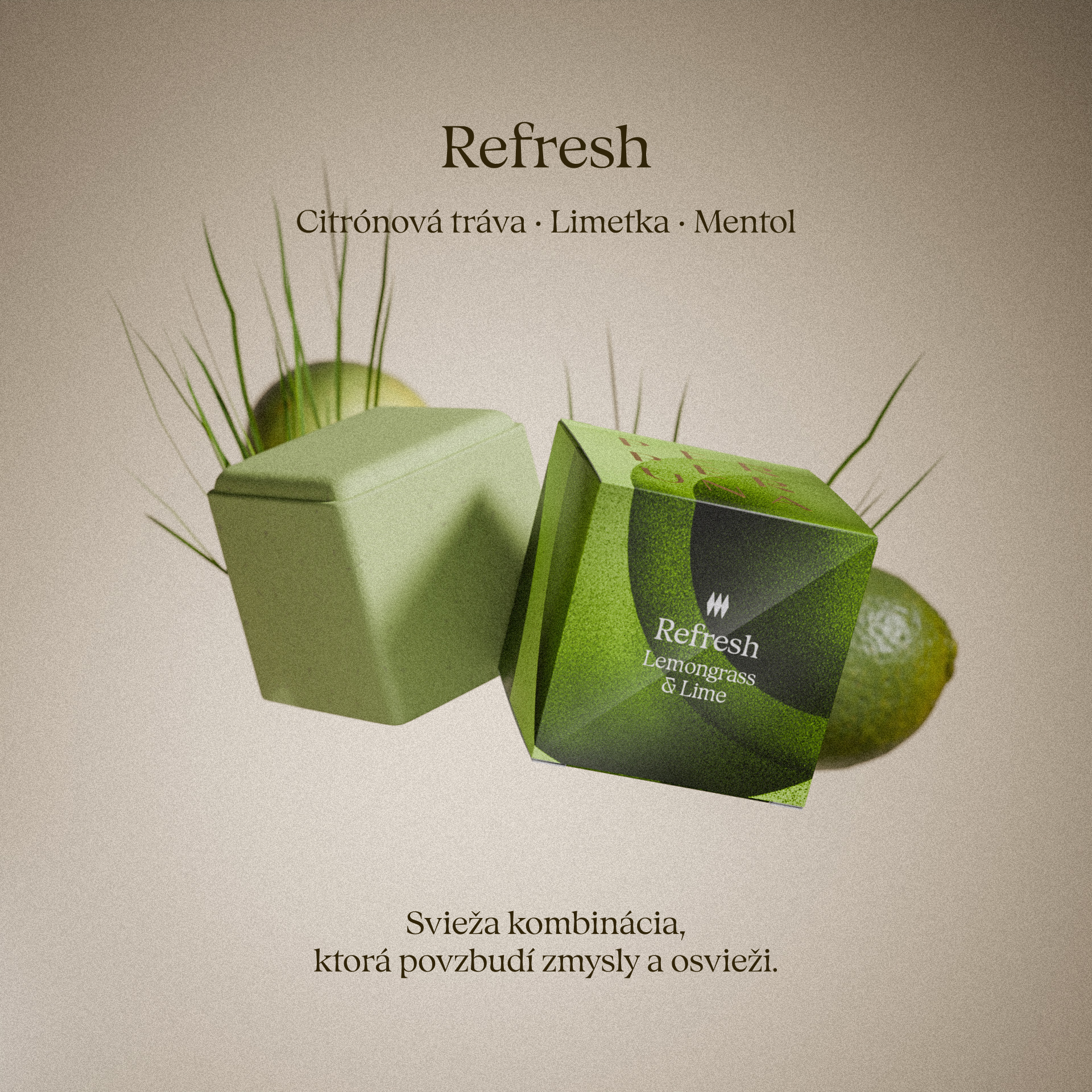 Refresh - Cubo doccia aromatico