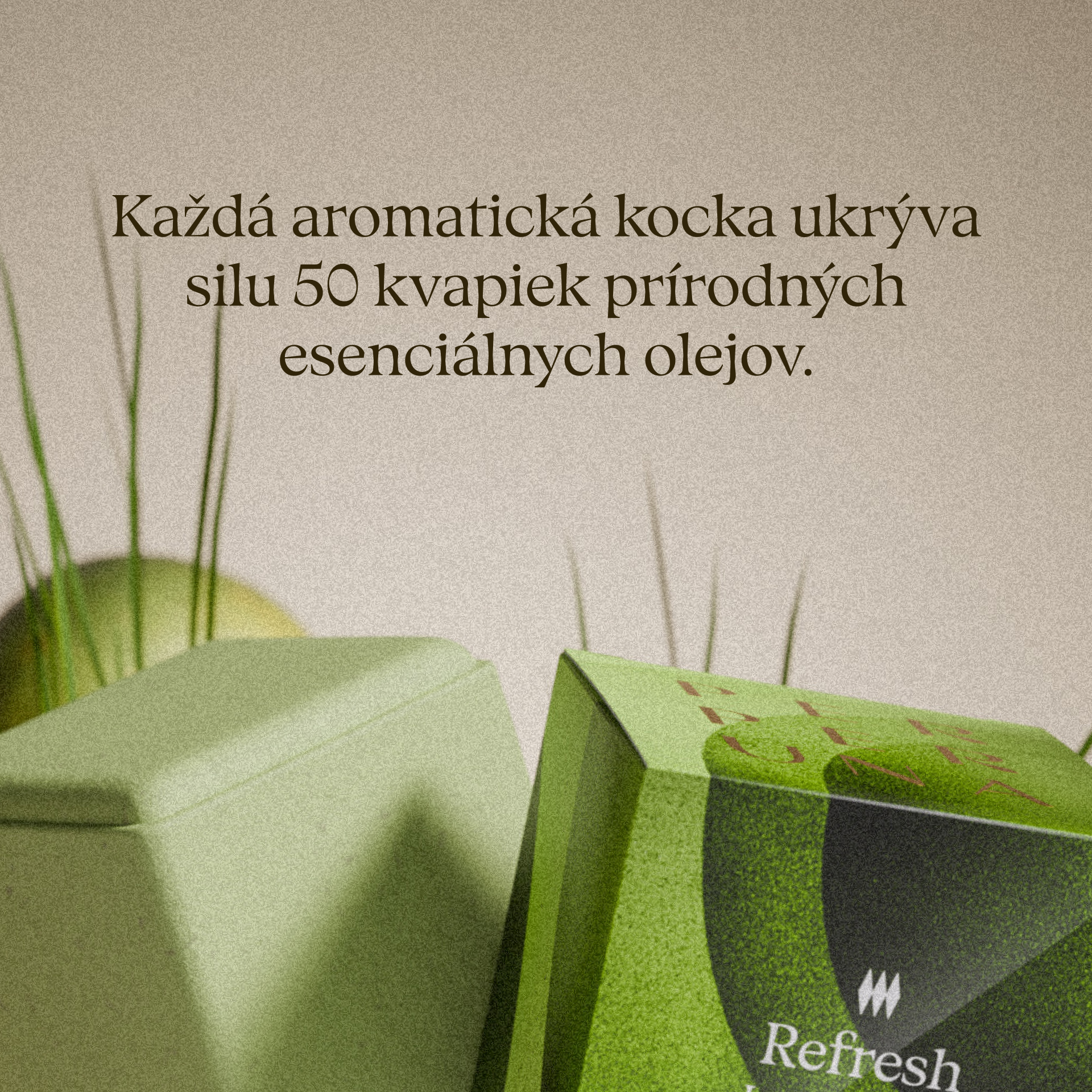 Refresh - Cubo doccia aromatico