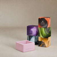 5 cubi da doccia imperfetti + ciotola rosa