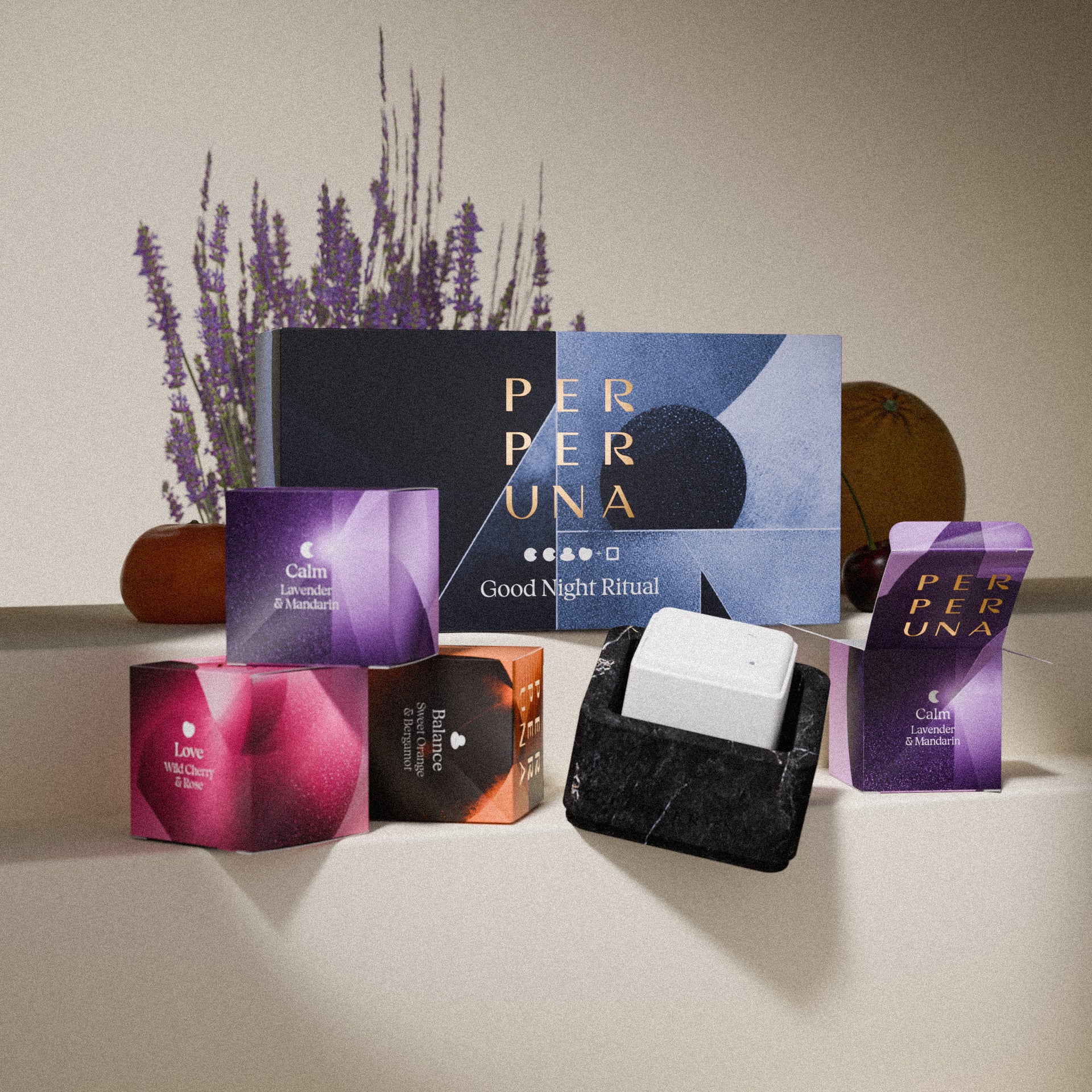 Good Night Ritual - Set completo con coppetta in pietra