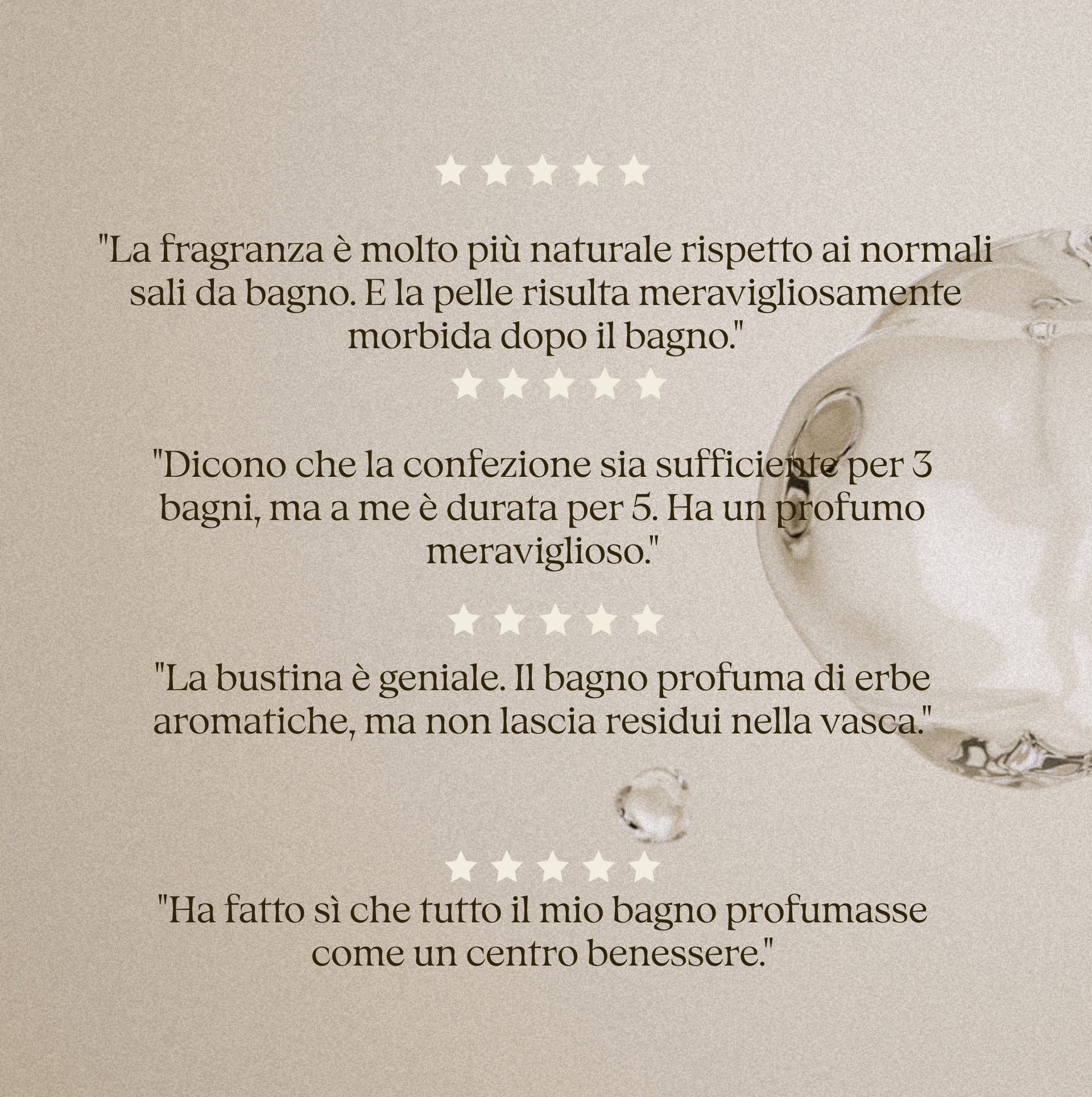 Collezione completa di aromaterapia per doccia e bagno