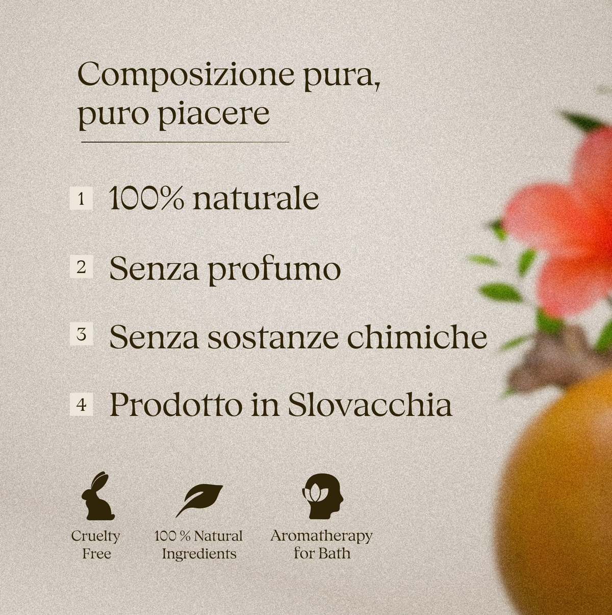 Tè da bagno Herbal Spring, prodotto in Slovacchia