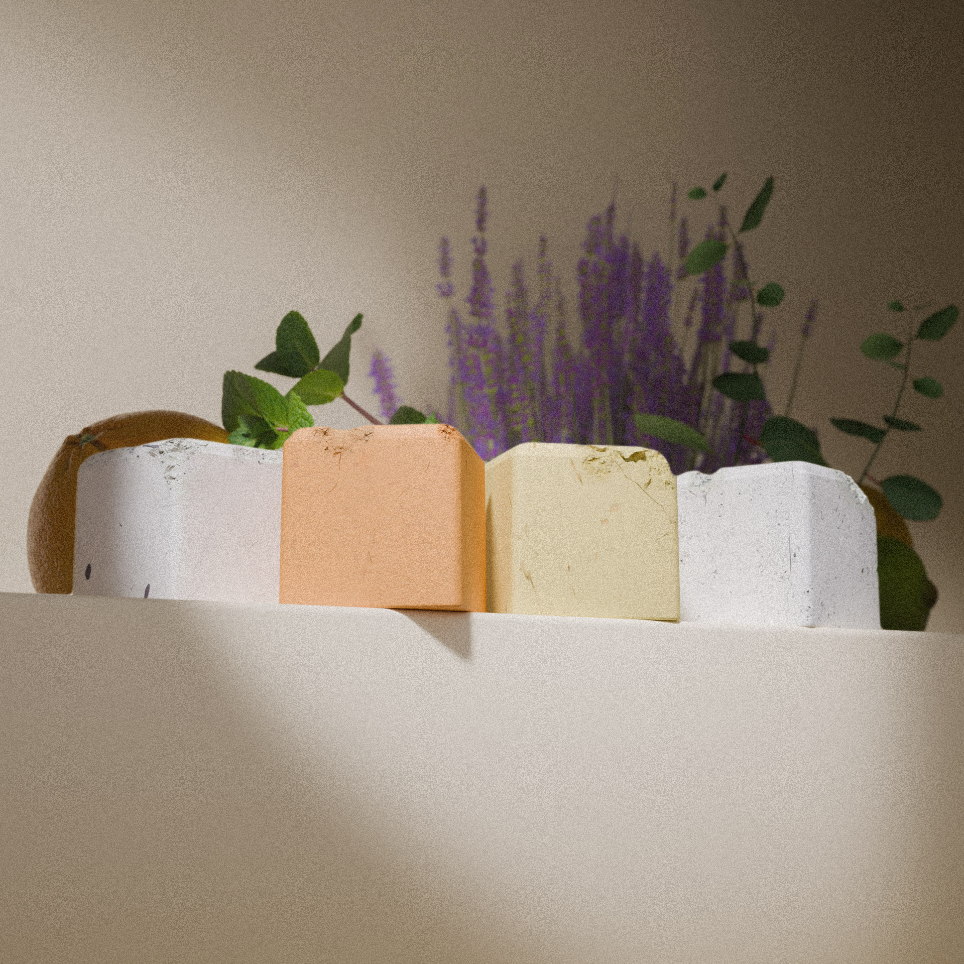 Cubi da doccia aromatici imperfetti