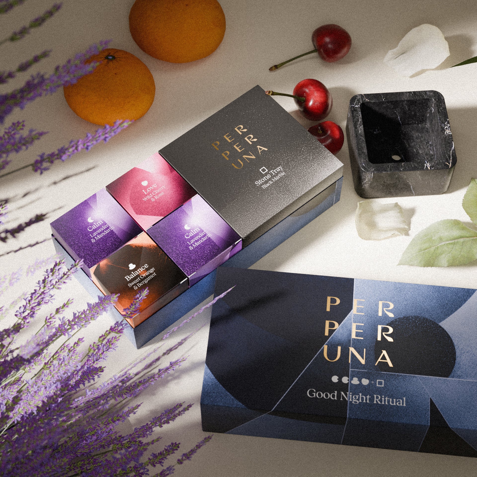 Good Night Ritual - Set completo con coppetta in pietra